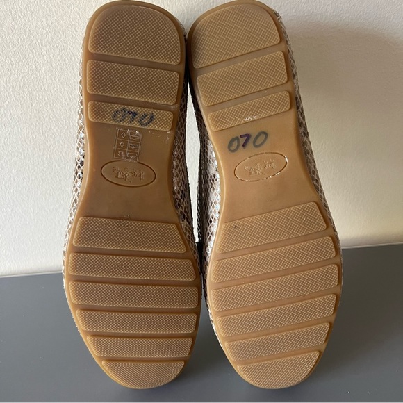 Coach‎ Olive Snakeskin Print Loafers - Picture 9 of 10